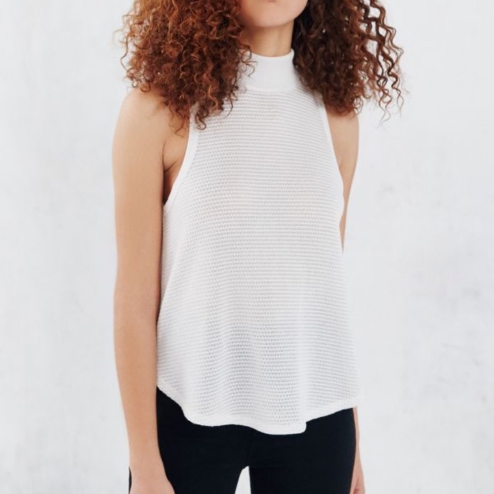 White Knit Tank